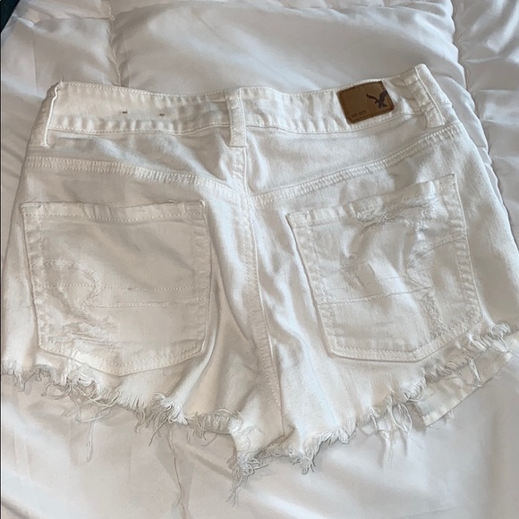 White American Eagle Hi Rise Festival Jean Shorts - Picture 2 of 3